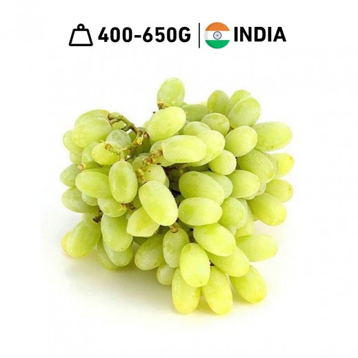 Fresh Indian White Grapes 400g - 650 g Approx - delivered by Taw9eel Fast