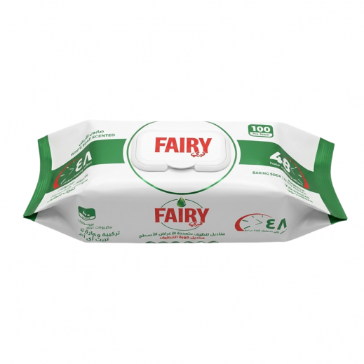 Fairy White Soap Surface Cleaning Wipes - 100 Wipes