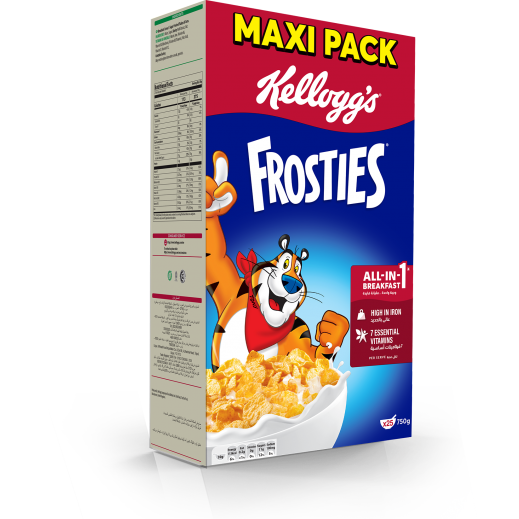 Kellogg's Frosties Maxi Cereal 750 g - delivered by Taw9eel Fast