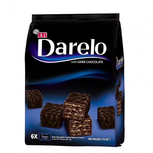 Darelo Dark Chocolate Coated Wafer 6Pcs - 112g