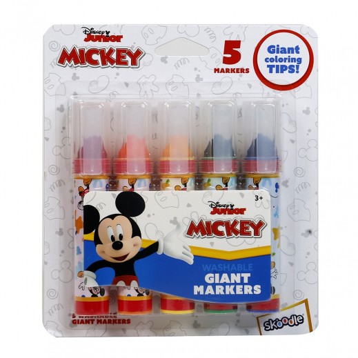 Skoodle Micky Giant Tip Markers - 5 Pieces - delivered by Taw9eel Fast