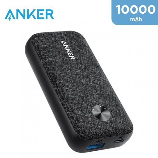 Anker 25W 10000mAh PowerCore Metro PD Power Bank - Black - delivered by Taw9eel Fast