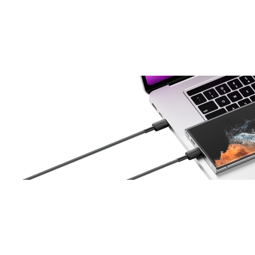 Buy Anker 322 USBC to Lightning Cable Braided Black توصيل