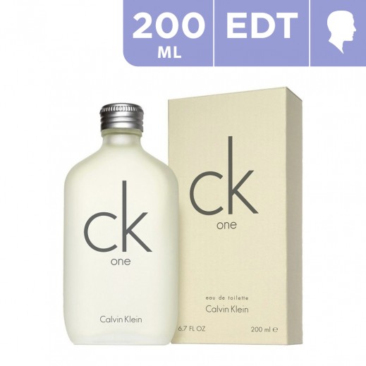 Calvin Klein CK One For Men EDT 200 ml - delivered by Taw9eel Fast