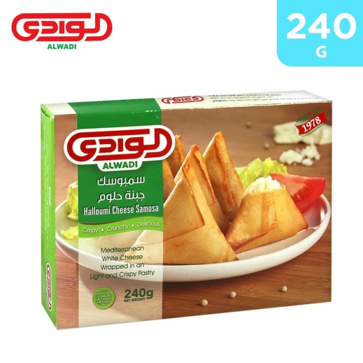 Alwadi Frozen Halloumi Cheese Samosa 240 g - delivered by Taw9eel Fast