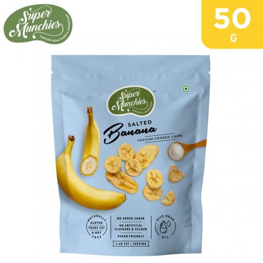 thumbnail image 2 of Super Munchies Jackfruit Vacuum Cooked Chips 50Gm – HSquare Healthy... 2 of 12