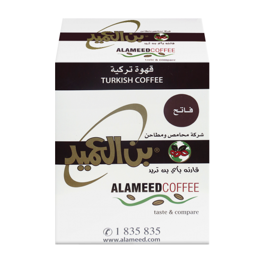 Alameed Coffee Light Cardamom Turkish Coffee 250g