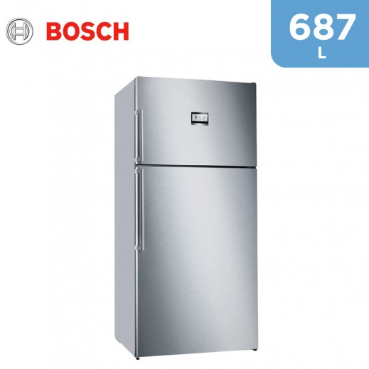 Bosch 687L Top Mount Refrigerator - Silver - delivered by Ali Abdulwahab Within 4 days 