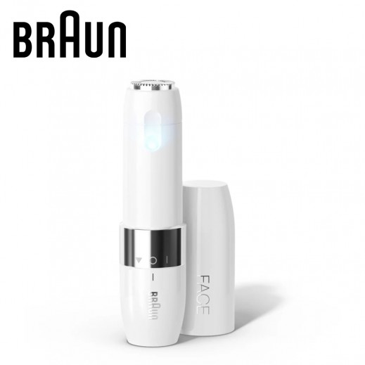 Braun Face Mini Hair Remover With Smartlight for women - White - delivered by Taw9eel Fast