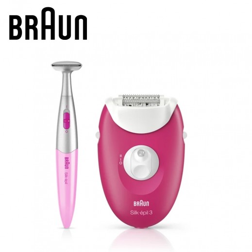 Braun Silk Epil 3 Epilator And Bikini Trimmer For Women  - delivered by Taw9eel Fast
