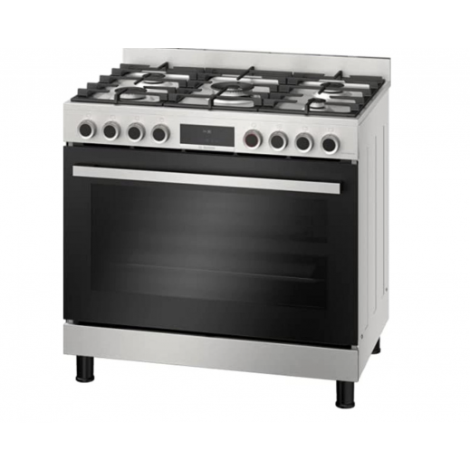 Bosch 5 Burners Gas Cooker 90 x 60 CM - HIZ5G7W50M - Stainless Steel - delivered by Ali Abdulwahab Within 4 days 