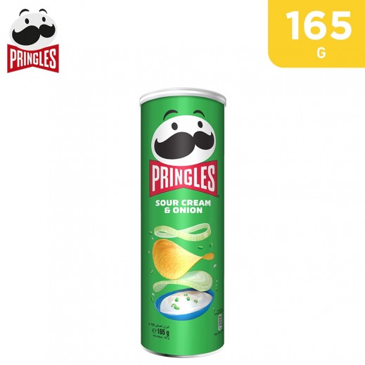 Pringles Sour Cream & Onion Chips 165 g - delivered by Taw9eel Fast