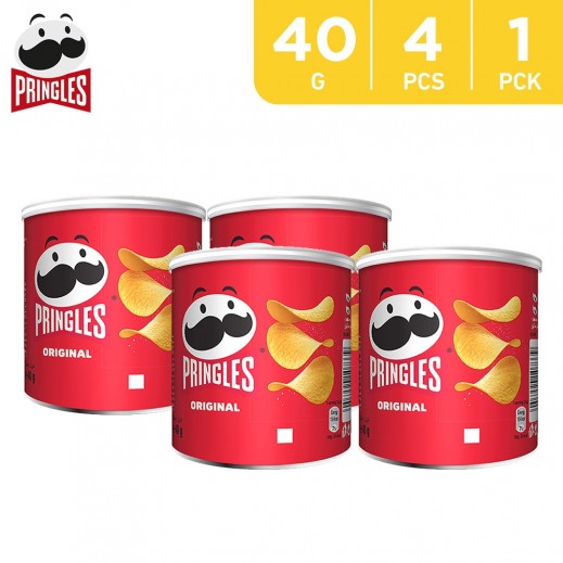 Pringles Original Potato Chips 4 x 40 g - delivered by Taw9eel Fast