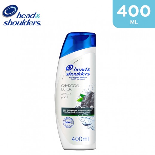 Head & Shoulders Charcoal Detox Shampoo 400 ml - delivered by Taw9eel Fast