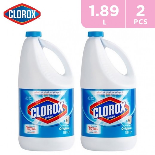 Clorox Regular Bleach - 2 x 1.89 L - delivered by Taw9eel Fast