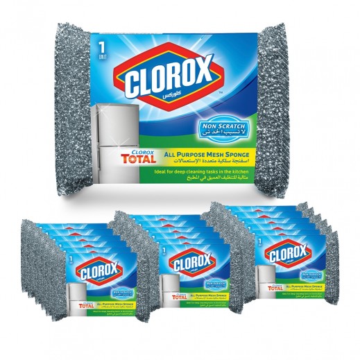 Clorox All Purpose Mesh Sponge - 18 Pieces