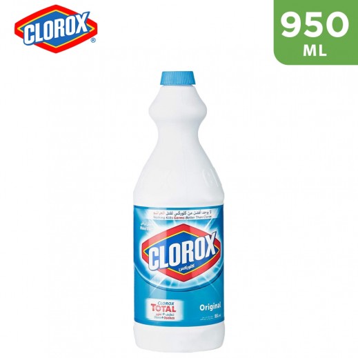 Clorox Original Liquid Bleach Cleaner and Disinfectant - 950 ml - delivered by Taw9eel Fast