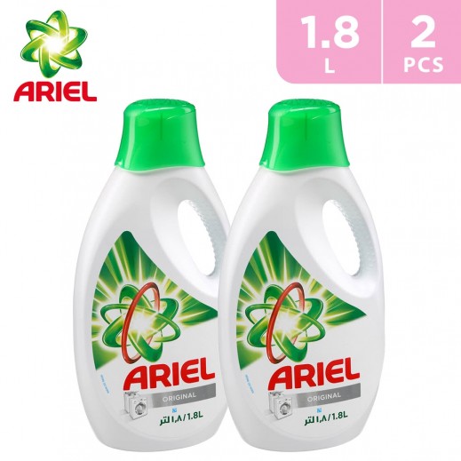 Ariel Automatic Power Gel Laundry Detergent Original 2 × 1.8 L - delivered by Taw9eel Fast