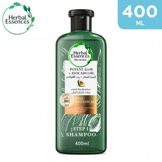 Herbal Essences Potent Aloe + Avocado Oil Shampoo (400 ml) - delivered by Taw9eel Fast