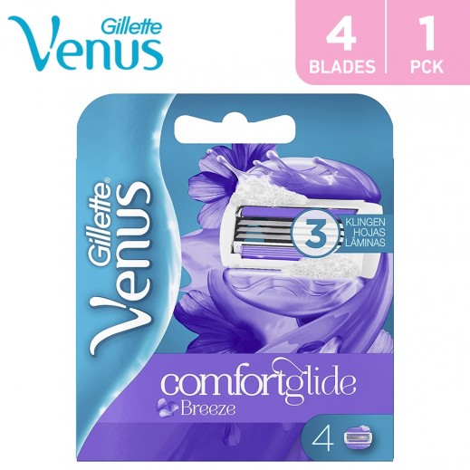 Gillette Venus Breeze Blades 4 Pieces - delivered by Taw9eel Fast