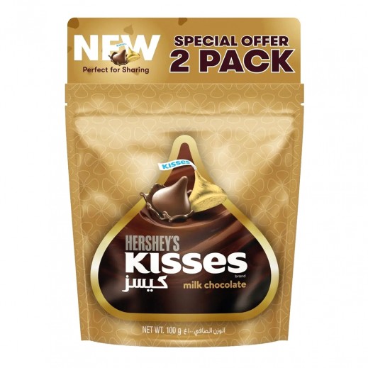 Hershey's Kisses Milk Chocolate 2 x 100 g