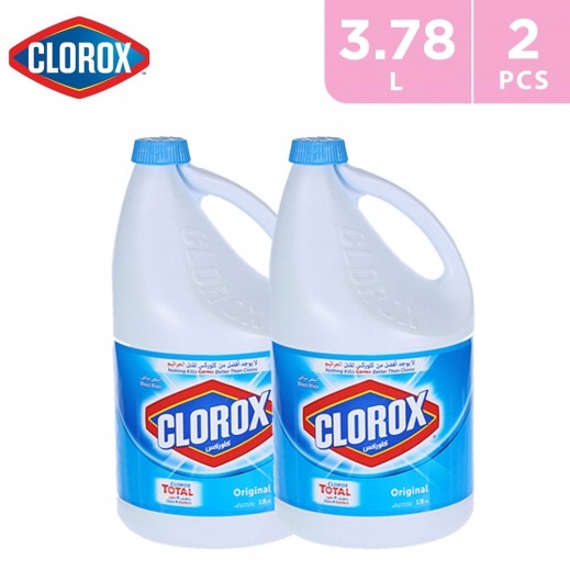 Clorox Regular Bleach 2 x 3.78 L - delivered by Taw9eel Fast