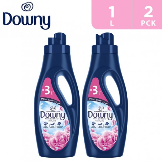 Downy Rose Concentrate Fabric Conditioner 2 x 1 L - delivered by Taw9eel Fast