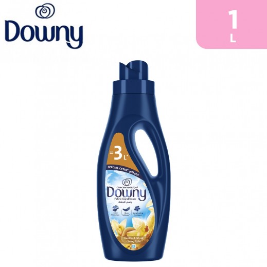 Downy Vanilla & Musk Concentrate Fabric Conditioner 1 L - Special Offer - delivered by Taw9eel Fast