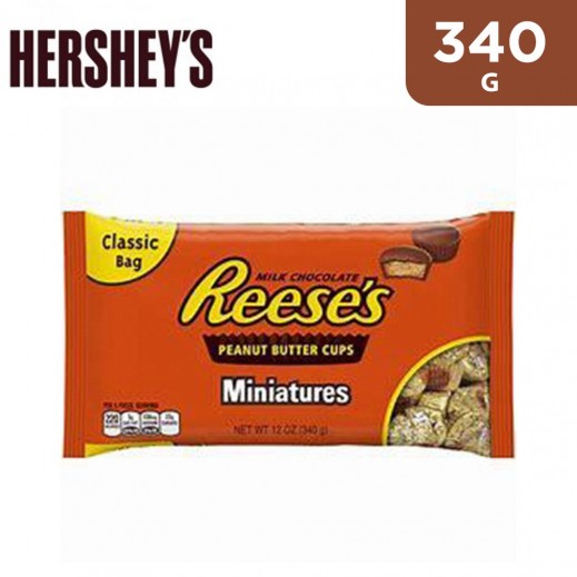 Hershey's Reese's Miniatures Peanut Butter Cups 340 g - delivered by Taw9eel Fast
