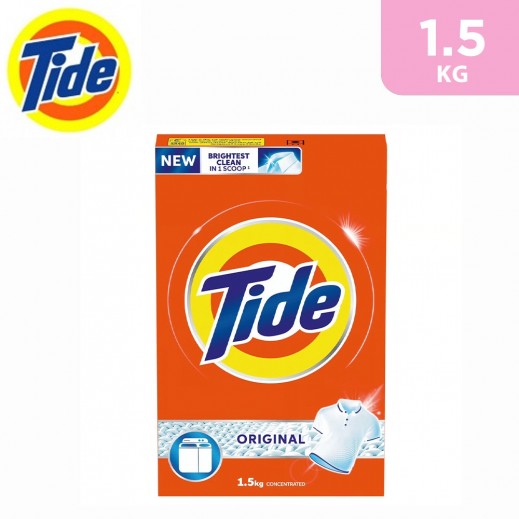 Tide Fast Action Original Detergent Powder 1.5 Kg - delivered by Taw9eel Fast