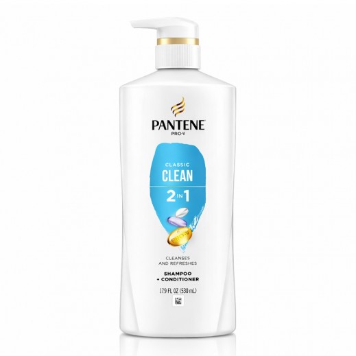 Pantene 2 in1 Classic Clean Shampoo & Conditioner 500ml
