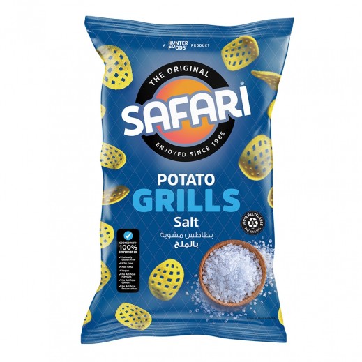Safari Salted Potato Grills Snacks 125g
