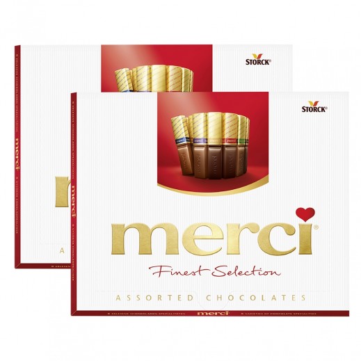 Stork Merci 7 Varieties Assorted Chocolate 2 x 250g