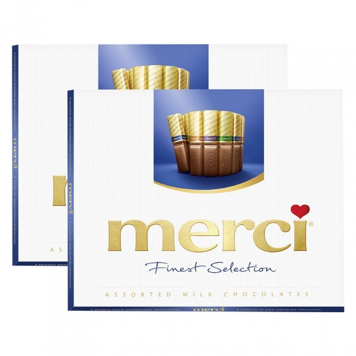 Stork Merci 4 Varieties Assorted Chocolate 2 x 250g
