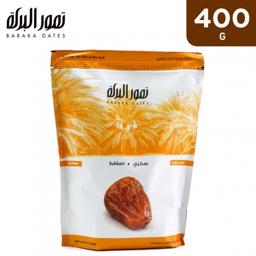Baraka Dates Sukkari Bag 400 g - delivered by Taw9eel Fast
