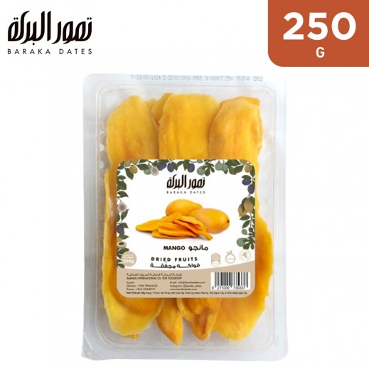 Baraka Dry Fruits Rigid Mango 250 g - delivered by Taw9eel Fast