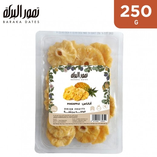 Baraka Dry Fruits Rigid Pineapple Ring 250 g - delivered by Taw9eel Fast
