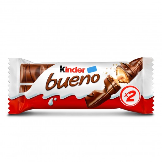 Kinder Bueno Milk Chocolate Bar 2 Bars 43 g - delivered by Taw9eel Fast