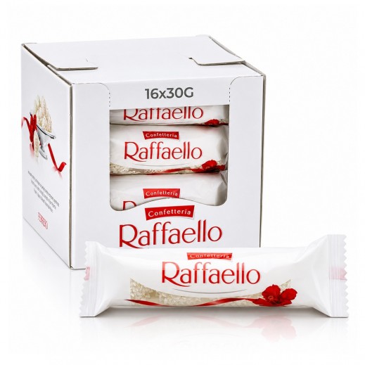 Raffaello Coconut & Almond Treat 3 Pralines 30g 16 Packs