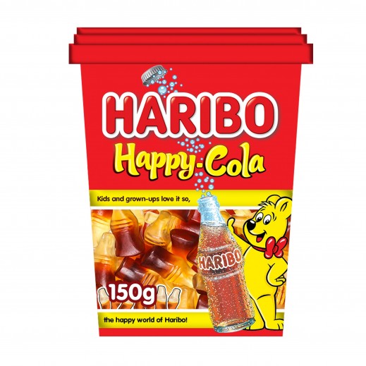Haribo Happy Cola Gummies Cup 150 g - delivered by Taw9eel Fast