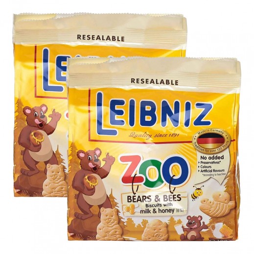 Bahlsen Zoo Bears & Bees Biscuits 2 x 100g