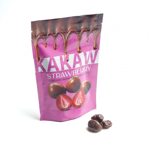 Kakaw Strawberry Covered Milk Chocolate 60 g