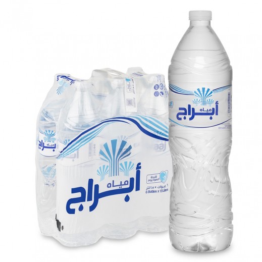 Abraaj Drinking Water 6 x 1.5 L - delivered by Taw9eel Fast
