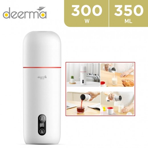 Deerma 300W 350ml Portable Thermos Bottle Cup - White 
