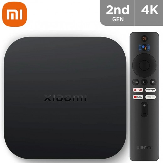 Xiaomi Mi TV Box S 4K 2nd Gen – Android TV  - delivered by Taw9eel Fast