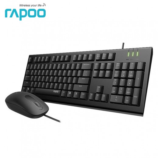 Rapoo USB Keyboard & Mouse Set