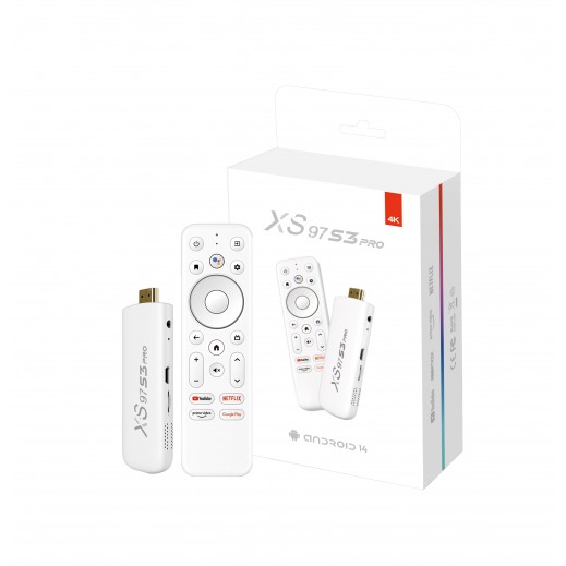 Smart TV Stick 4K Streaming Device Android 14 with Voice Remote