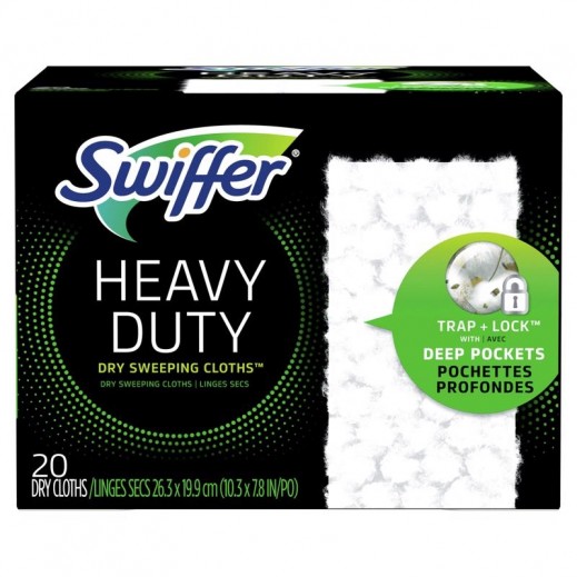 Swiffer Sweeper 5.4 in Dry Microfiber Dust Mop Refill 20 pk