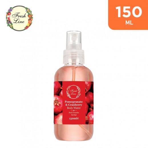 Fresh Line Pomegranate & Cranberry Body Water 150 ml