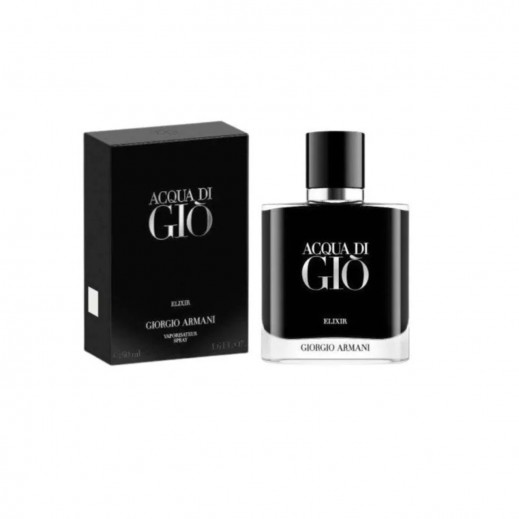 Giorgio Armani Acqua Di Gio Elixir EDP For Men 50ml - delivered by Taw9eel within 24 hours 